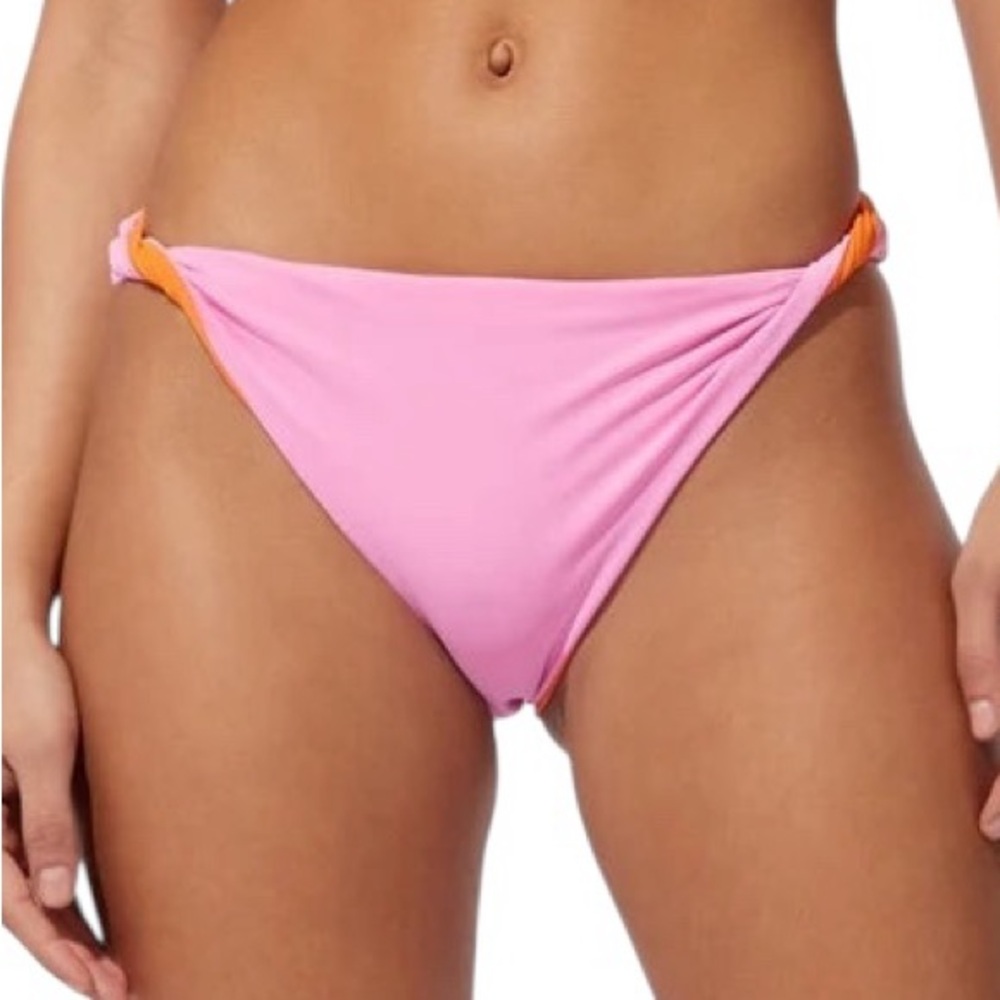 SOLID & STRIPED Gisele reversible bikini swim Bottom cheeky coverage Large NWT